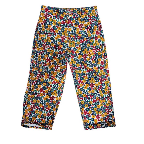 Marni high waisted Multicolour Cropped denim Floral Trousers EUC - Picture 3 of 16
